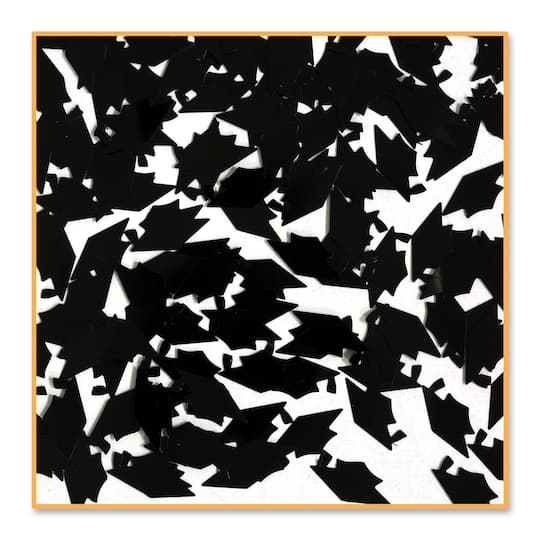 Beistle 1.5oz. Black Grad Caps Confetti